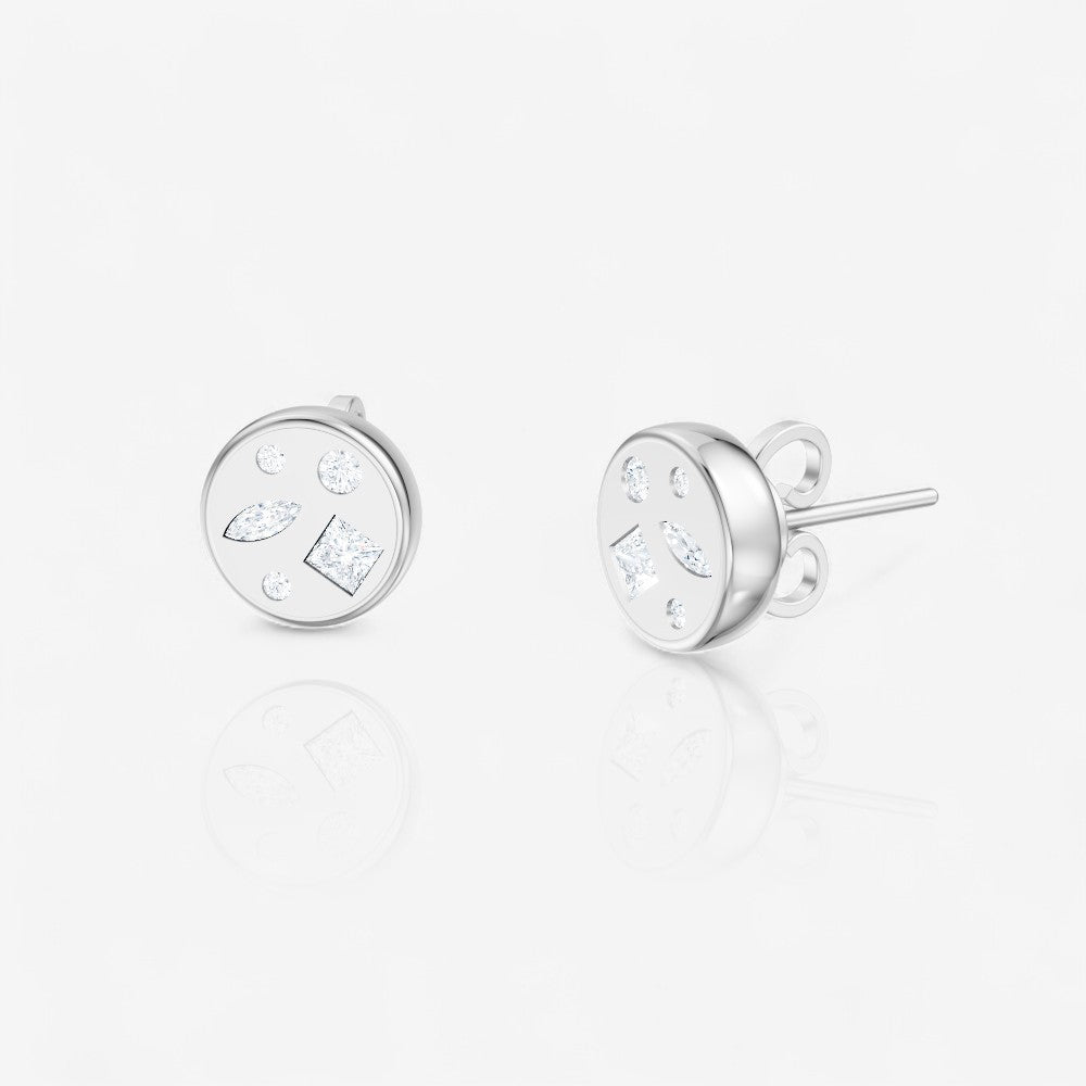 14kt white gold/top