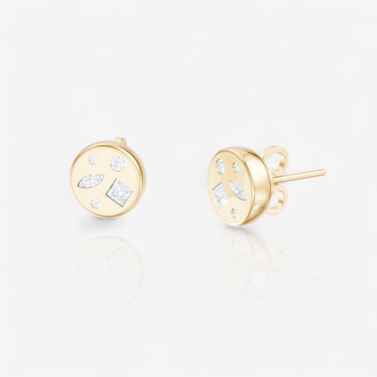 14kt yellow gold/top