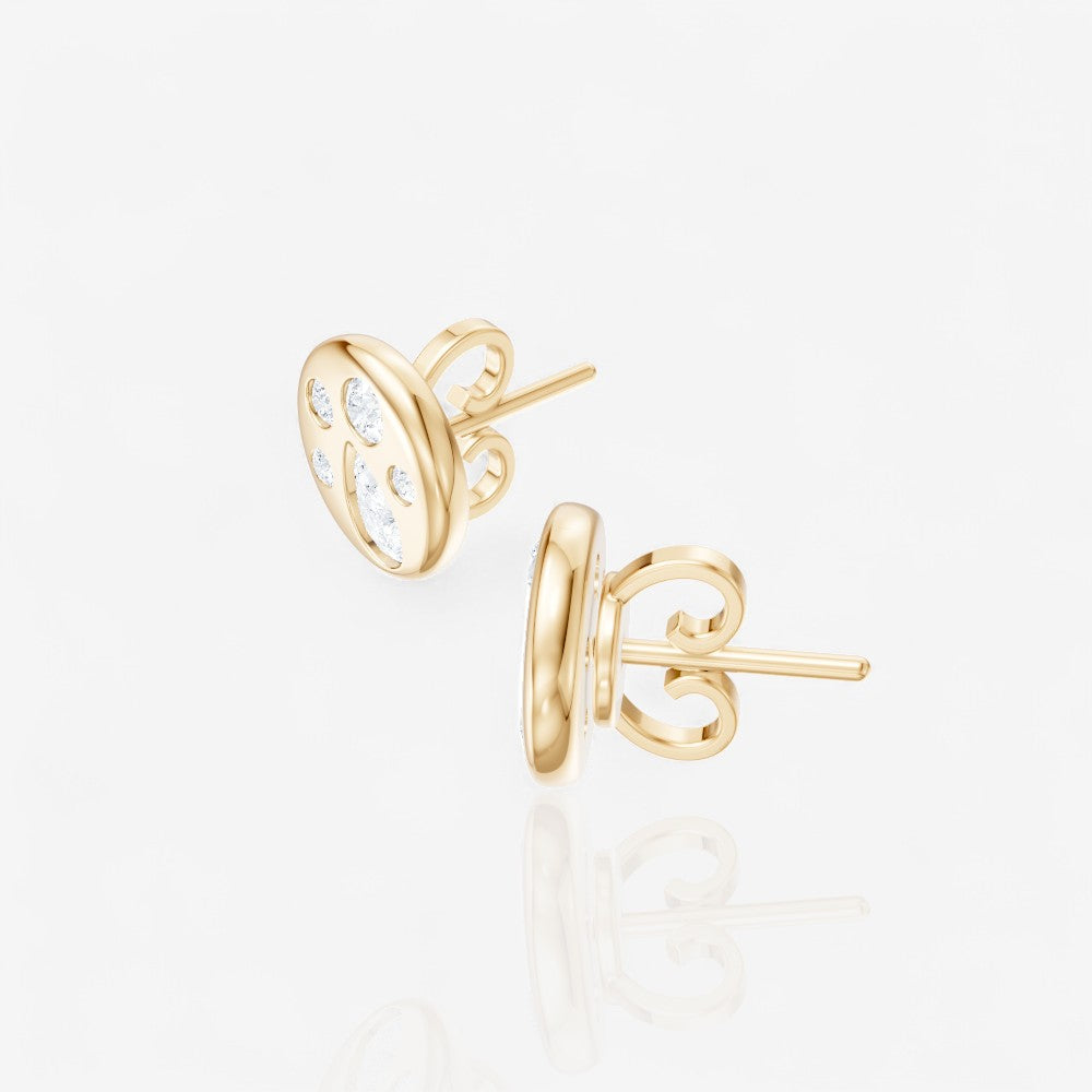14kt yellow gold/front