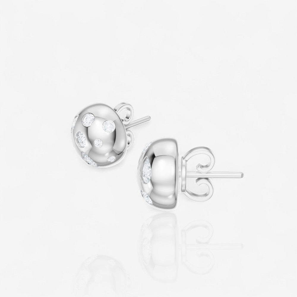 14kt white gold/side