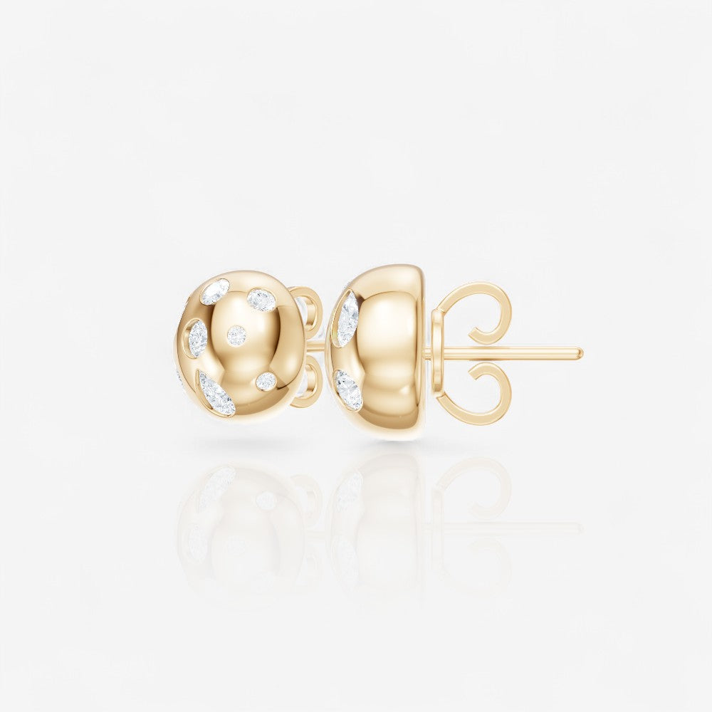 14kt yellow gold/front