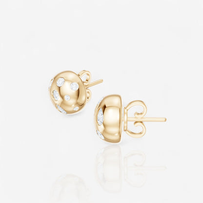 14kt yellow gold/side