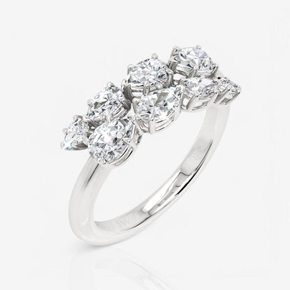 14kt white gold/18kt white gold/platinum/1.00/front