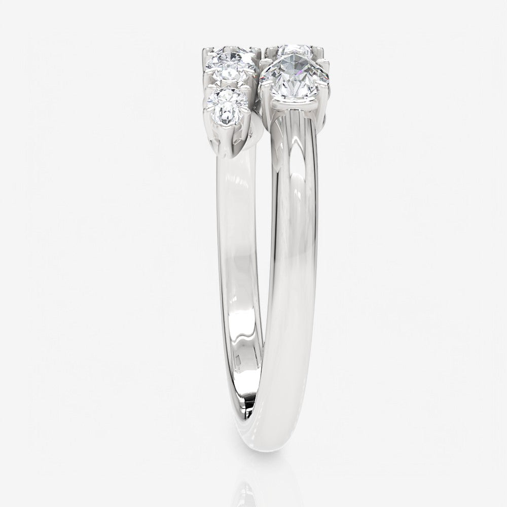 14kt white gold/18kt white gold/platinum/1.00/perspective