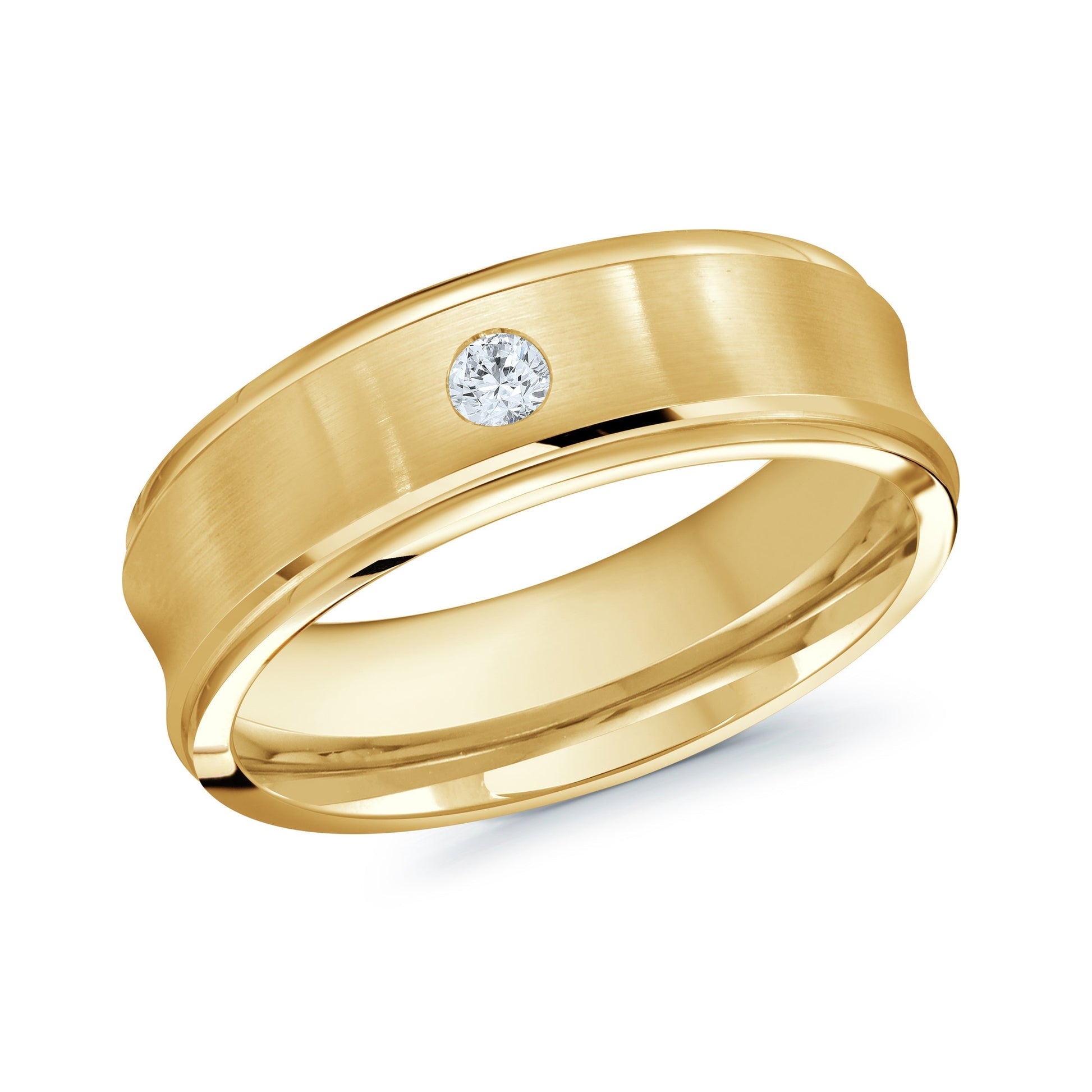 14kt Yellow Gold/earth grown/lab grown/front
