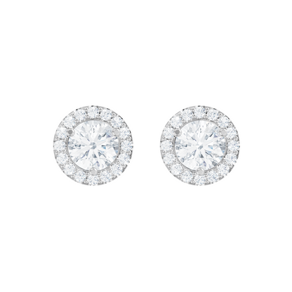 14kt white gold/18kt white gold/platinum/Fits 1.00 CTW Round Three-Prong Martini Studs/Fits 1.50 CTW Round Three-Prong Martini Studs/Fits 2.00 CTW Round Three-Prong Martini Studs /Fits 3.00 CTW Round Three-Prong Martini Studs/Fits 4.00 CTW Round Three-Prong Martini Studs/front