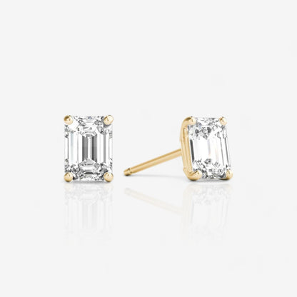 18kt yellow gold/0.60/0.80/1.00/push-back/screw-back/top