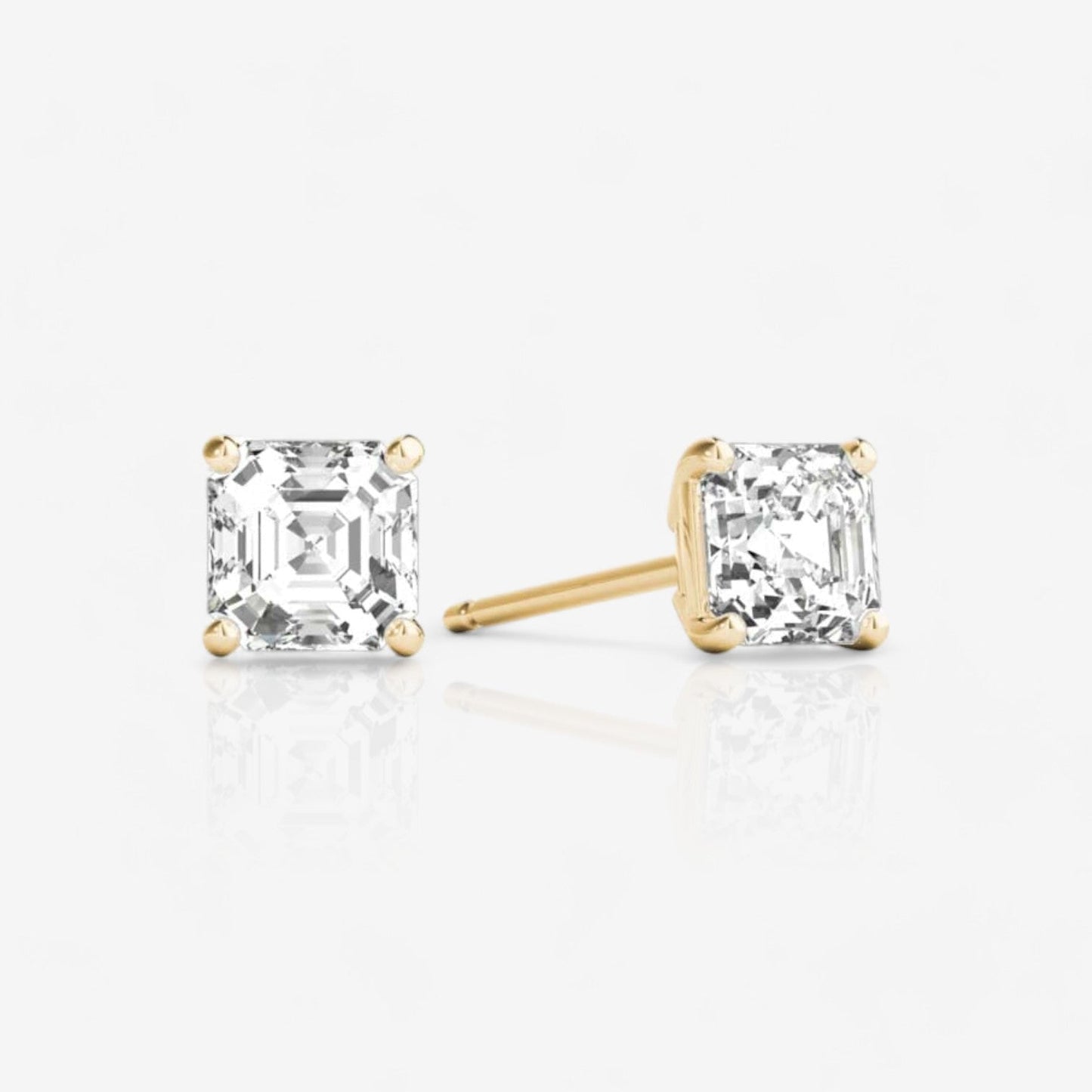18kt yellow gold//0.60/0.80/1.00/push-back/screw-back/top