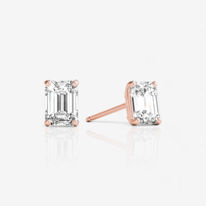 18kt rose gold/0.60/0.80/1.00/push-back/screw-back/top
