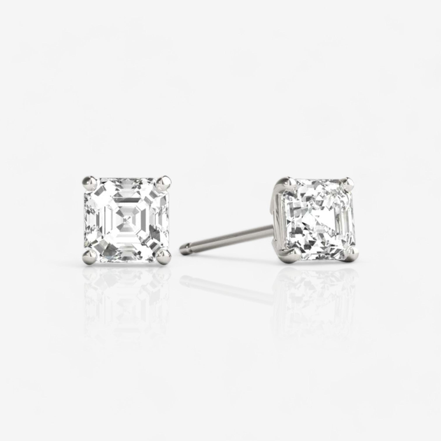 14kt white gold/18kt white gold/platinum/0.60/0.80/1.00/push-back/screw-back/top