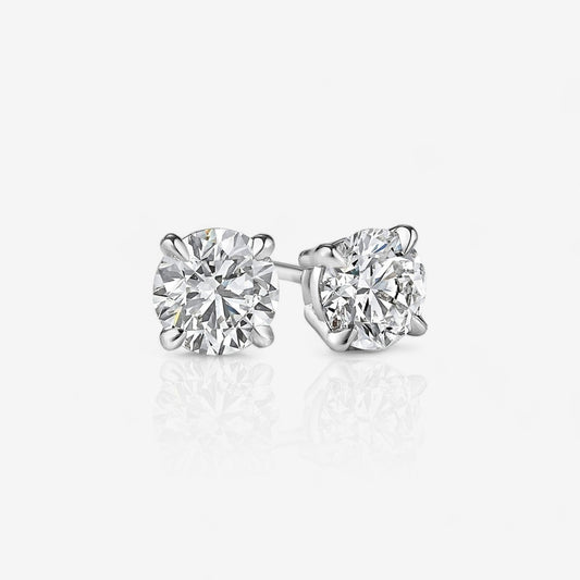 14kt white gold/18kt white gold/platinum/0.25/0.33/0.50/0.75/1.00/1.50/2.00/2.50/3.00/4.00/push-back/jumbo-back/screw-back/top